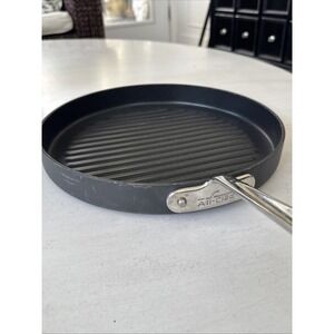All Clad Round Nonstick Grill Pan 12" Griddle Panini Skillet Anodized